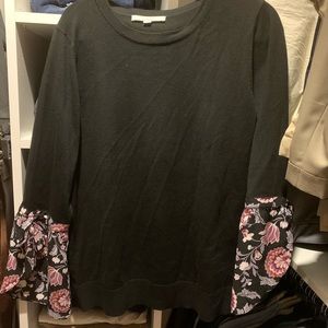 Sweater with Rayon Bell Sleeve